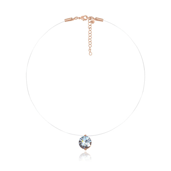 Marbella Clear Crystal Necklace - Euro Sparkles