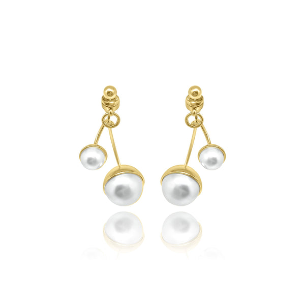 Firenze Triple Pearl Earrings - Euro Sparkles