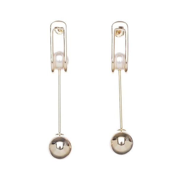 Firenze Pearl Ball Earrings - Euro Sparkles