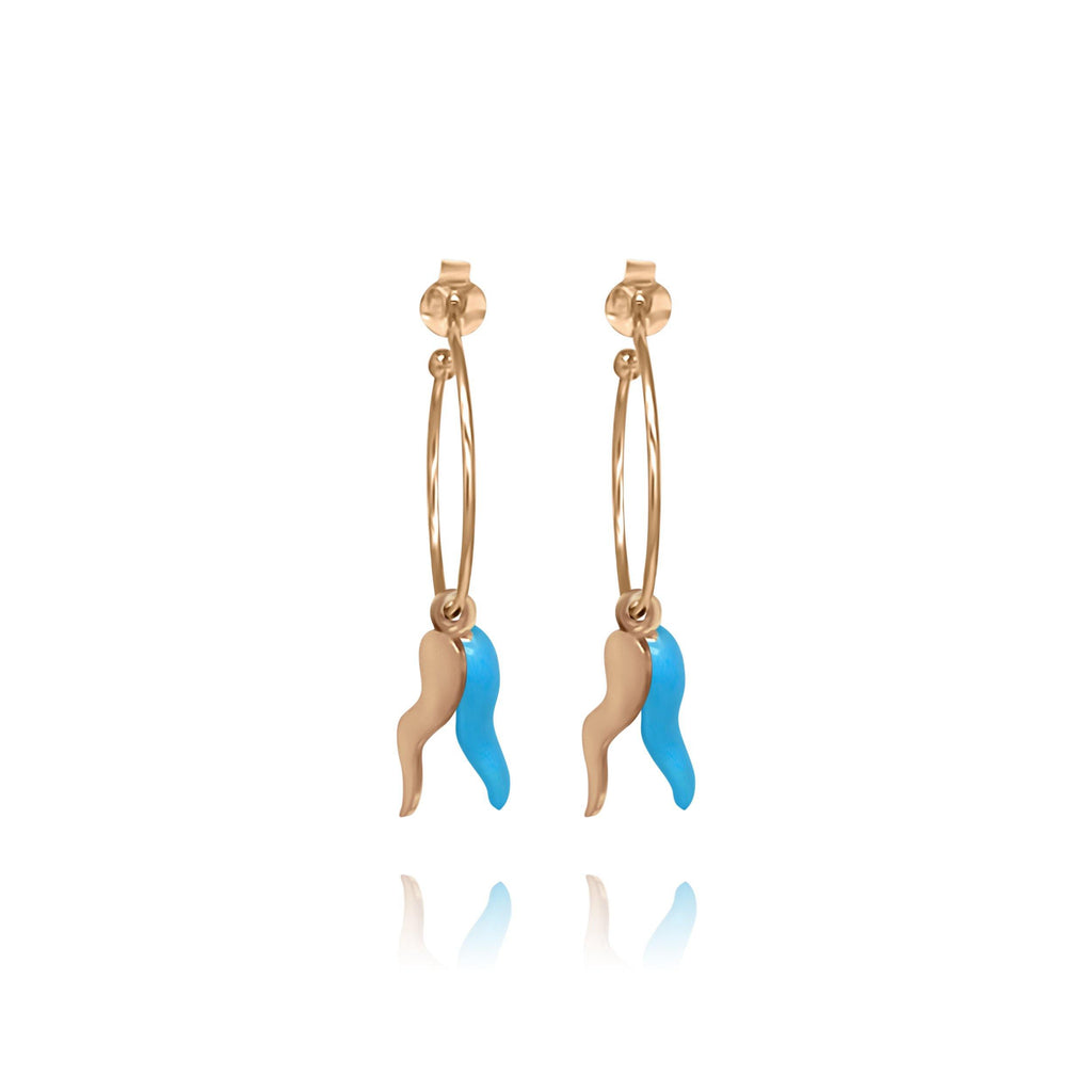 Karamella Blue Earrings - Euro Sparkles