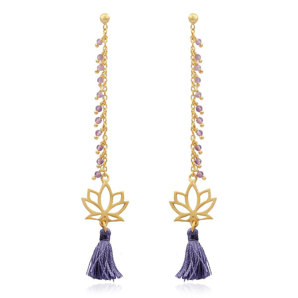 Hidden Treasure Lotus Earrings - Euro Sparkles