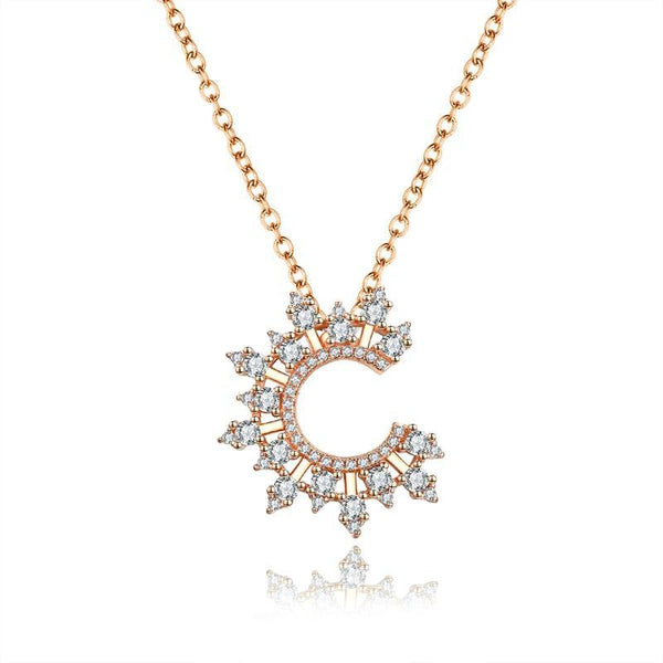Elegancia Sun Necklace - Euro Sparkles