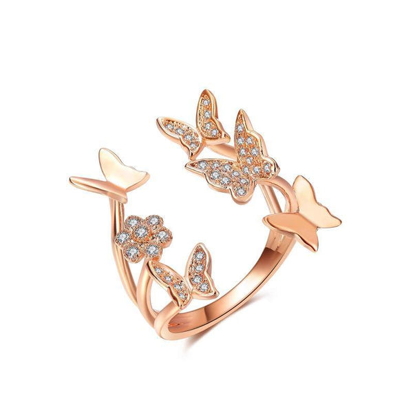Elegancia Butterfly Ring - Euro Sparkles