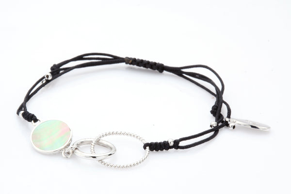 Karamella Silk Loops MOP Bracelet - Euro Sparkles