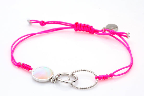 Karamella Silk Loops MOP Bracelet - Euro Sparkles