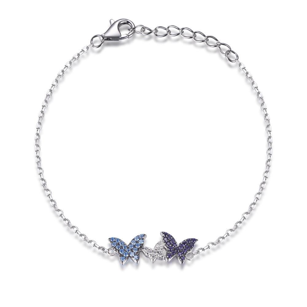 Azure Heaven Butterfly Bracelet - Euro Sparkles