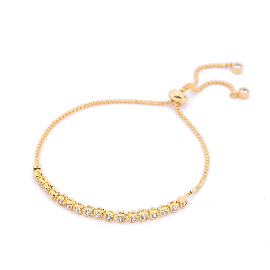 Elegancia round thin Bracelet - Euro Sparkles