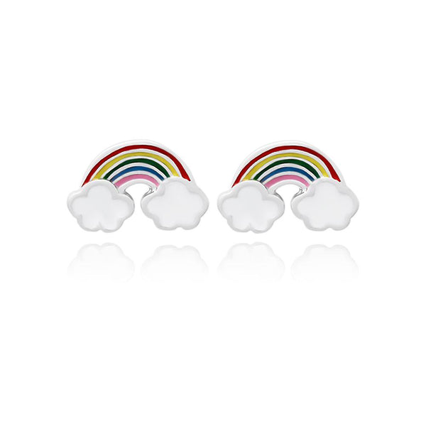 CC Baby Rainbow Stud Earrings - Euro Sparkles