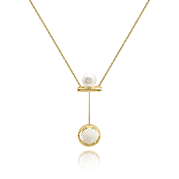 Firenze Pearl MOP Necklace - Euro Sparkles
