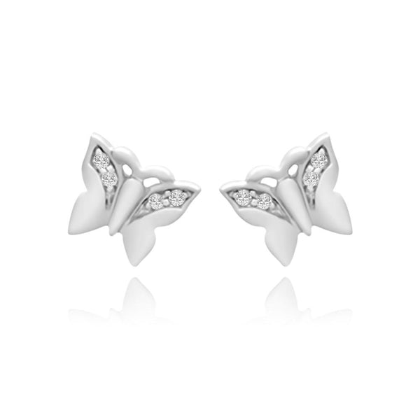 CC Baby Dancing Butterfly Stud Earrings - Euro Sparkles