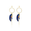St. Tropez Loops Feather Beeds Earrings - Euro Sparkles
