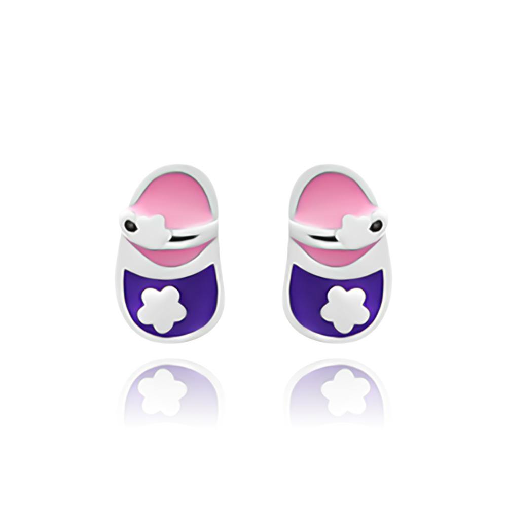 Baby Sandals Stud Earrings - Euro Sparkles
