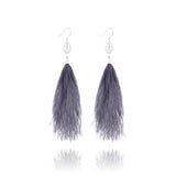 St. Tropez Pearl Feather Earrings - Euro Sparkles