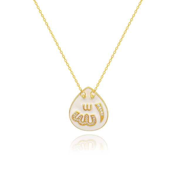 Azure Heaven Alhambra Allah Necklace - Euro Sparkles