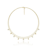 Les Lia Moonstar Double Choker Necklace - Euro Sparkles