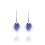 St. Tropez Feather Tassel Earrings - Euro Sparkles