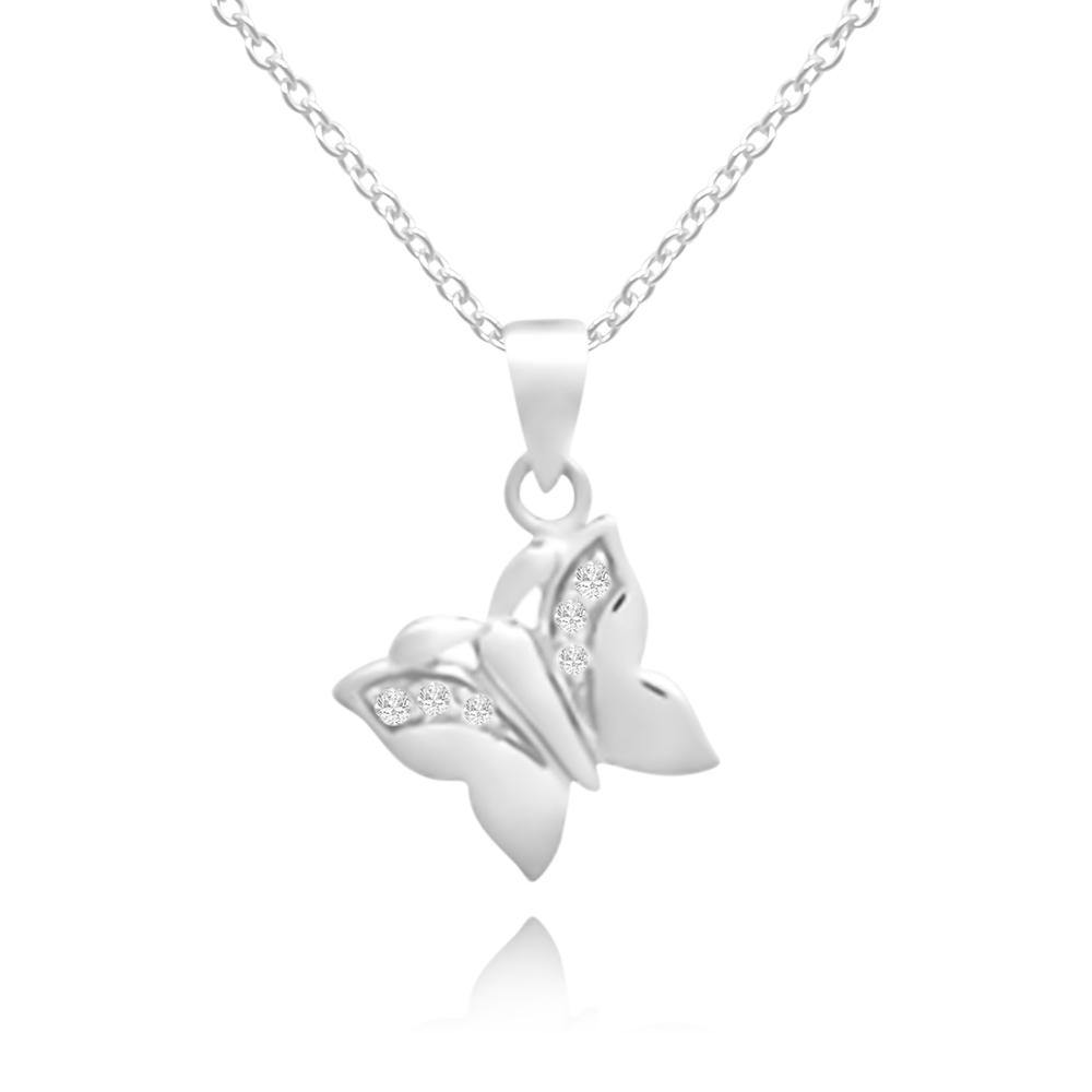 CC Baby Dancing Butterfly Necklace - Euro Sparkles