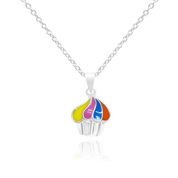 CC Baby Colorful Cupcake Necklace - Euro Sparkles