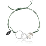 Karamella Silk Loops MOP Bracelet - Euro Sparkles