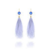 St. Tropez Feather Earrings - Euro Sparkles