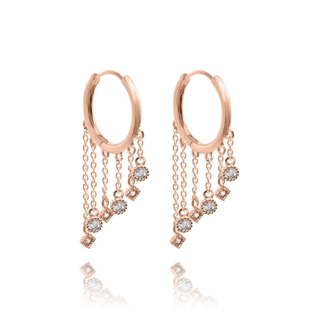 Les Lia Haya Hoop Earrings - Euro Sparkles