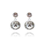 Marbella Round Stud Earrings - Euro Sparkles