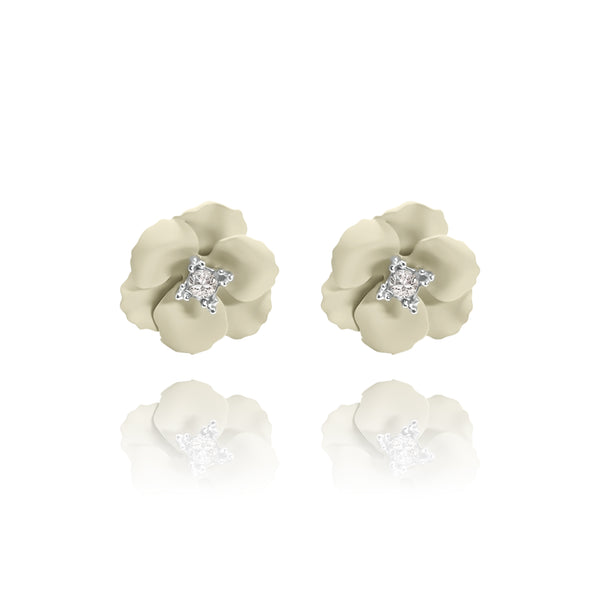 Las Flores Mini Cherry Blossom Earrings - Euro Sparkles