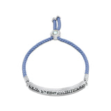 Eclat White Druzy Silk WG Bracelet - Euro Sparkles