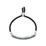 Eclat White Druzy Silk WG Bracelet - Euro Sparkles