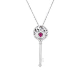 Astra Key Cancer Necklace - Euro Sparkles