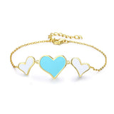 Eternal Love Double Heart Bracelet - Euro Sparkles
