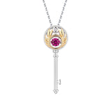 Mini Astra Key Cancer Necklace - Euro Sparkles