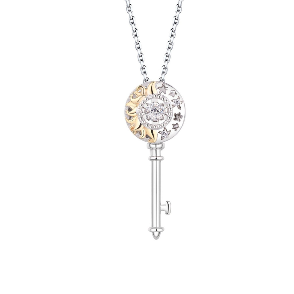 Magic Element Key Pendant Necklace